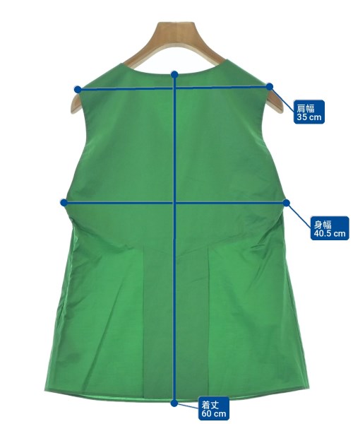 JIL SANDER（ジルサンダー）ブラウス 緑 サイズ:38(S位) レディース/2200715023044