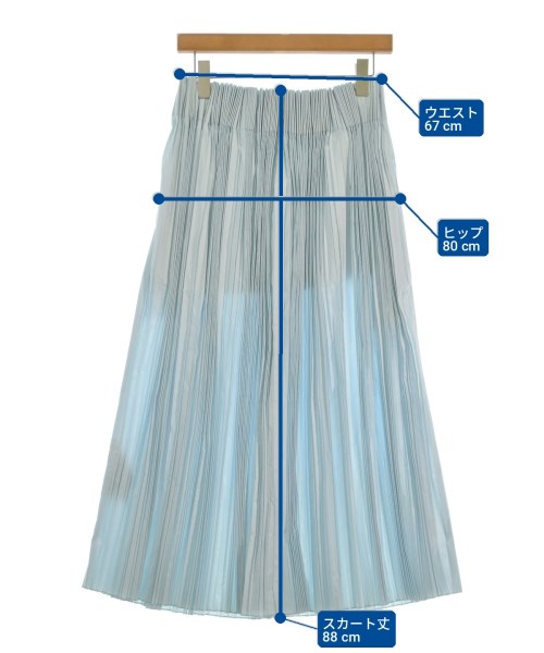 JIL SANDER（ジルサンダー）ロング・マキシ丈スカート 青 サイズ:32(XS位) レディース/2200713856088