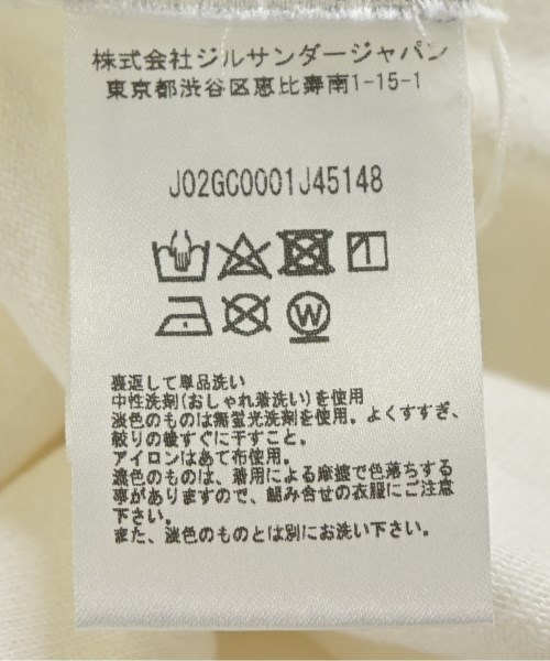 JIL SANDER（ジルサンダー）Tシャツ・カットソー 白 サイズ:XS レディース/2200715322024