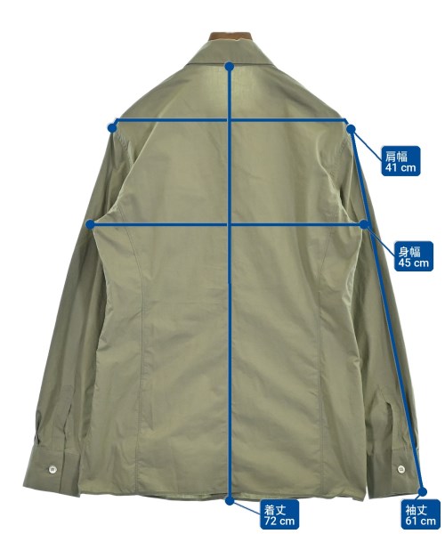 JIL SANDER（ジルサンダー）カジュアルシャツ 緑 サイズ:38(S位) レディース/2200715559017