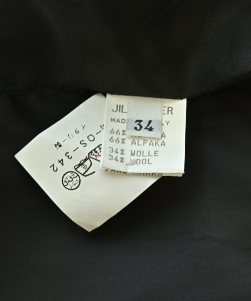 JIL SANDER（ジルサンダー）ひざ丈スカート 黒 サイズ:34(XXS位) レディース/2200715559062