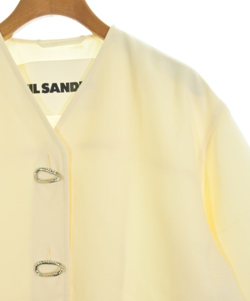 JIL SANDER（ジルサンダー）ノーカラージャケット 白 サイズ:32(XXS位) レディース/2200713497045