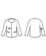 JIL SANDER（ジルサンダー）ノーカラージャケット 白 サイズ:32(XXS位) レディース/2200713497045