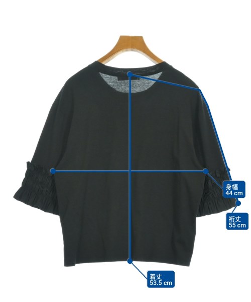 JIL SANDER（ジルサンダー）Tシャツ・カットソー 黒 サイズ:M レディース/2200717447091