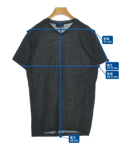 JIL SANDER（ジルサンダー）Tシャツ・カットソー 黒 サイズ:S メンズ/2200718552350