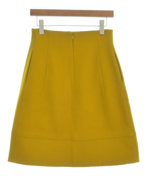 JIL SANDER（ジルサンダー）ひざ丈スカート 黄 サイズ:34(XXS位) レディース/2200719378065