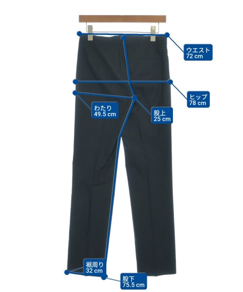 JIL SANDER（ジルサンダー）スラックス 黒 サイズ:34(XXS位) レディース/2200719431074