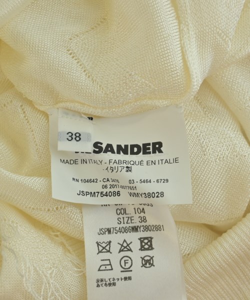 JIL SANDER（ジルサンダー）ニット・セーター 白 サイズ:38(S位) レディース/2200719540097