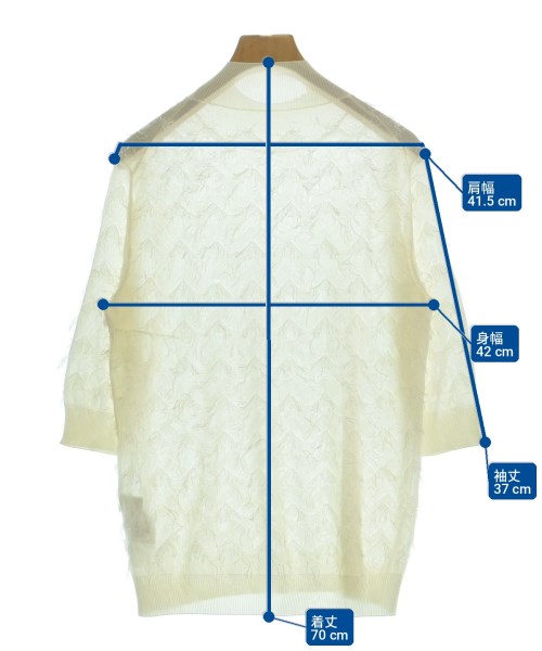 JIL SANDER（ジルサンダー）ニット・セーター 白 サイズ:38(S位) レディース/2200719540097