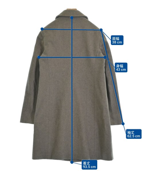 JIL SANDER（ジルサンダー）コート グレー サイズ:36(XS位) レディース/2200628880017