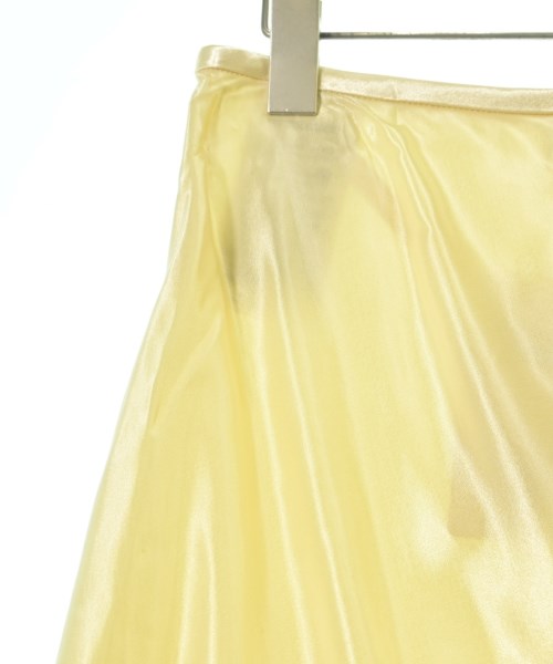 JIL SANDER（ジルサンダー）ひざ丈スカート 黄 サイズ:34(XXS位) レディース/2200645284102