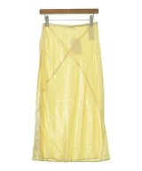 JIL SANDER（ジルサンダー）ひざ丈スカート 黄 サイズ:34(XXS位) レディース/2200645284102