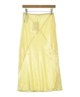 JIL SANDER（ジルサンダー）ひざ丈スカート 黄 サイズ:34(XXS位) レディース/2200645284102