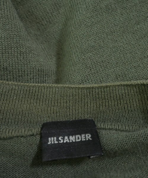 JIL SANDER（ジルサンダー）カーディガン カーキ サイズ:50(XL位) メンズ/2200634044274