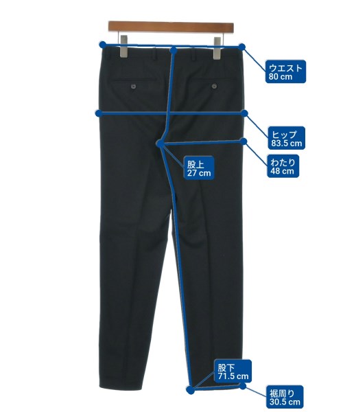 JIL SANDER（ジルサンダー）スラックス 黒 サイズ:44(S位) メンズ/2200646152073