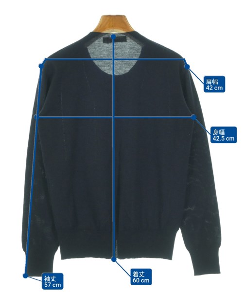 JIL SANDER（ジルサンダー）カーディガン 紺 サイズ:34(XXS位) レディース/2200646152219