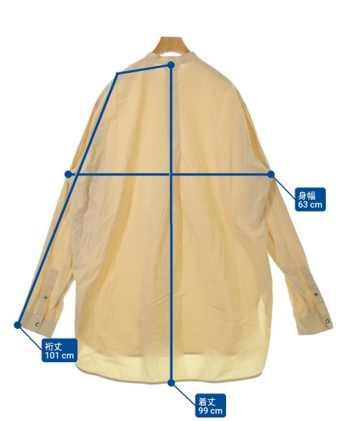 JIL SANDER（ジルサンダー）カジュアルシャツ ベージュ サイズ:40(M位) メンズ/2200645524116