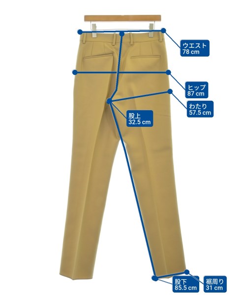 JIL SANDER（ジルサンダー）スラックス ベージュ サイズ:44(S位) メンズ/2200646439105