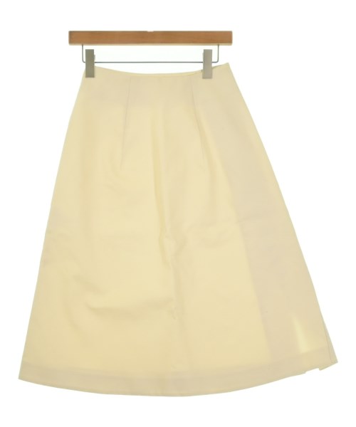 JIL SANDER（ジルサンダー）ひざ丈スカート 白 サイズ:32(XXS位) レディース/2200646819181