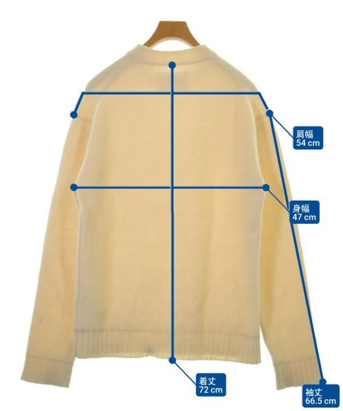 JIL SANDER（ジルサンダー）ニット・セーター ベージュ サイズ:46(M位) メンズ/2200646856032