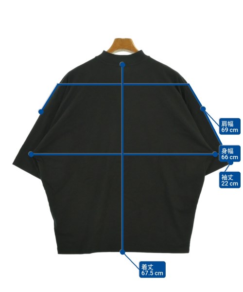 JIL SANDER（ジルサンダー）Tシャツ・カットソー 黒 サイズ:S メンズ/2200646930015