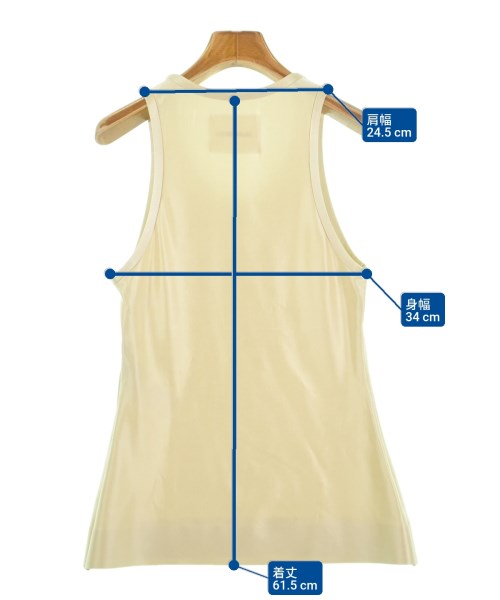 JIL SANDER（ジルサンダー）タンクトップ ベージュ サイズ:36(XS位) レディース/2200647100165