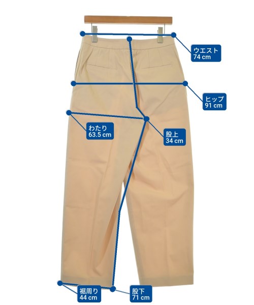 JIL SANDER（ジルサンダー）スラックス ベージュ サイズ:38(M位) メンズ/2200646510200