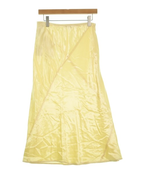 JIL SANDER（ジルサンダー）ロング・マキシ丈スカート 黄 サイズ:36(XS位) レディース/2200647511022