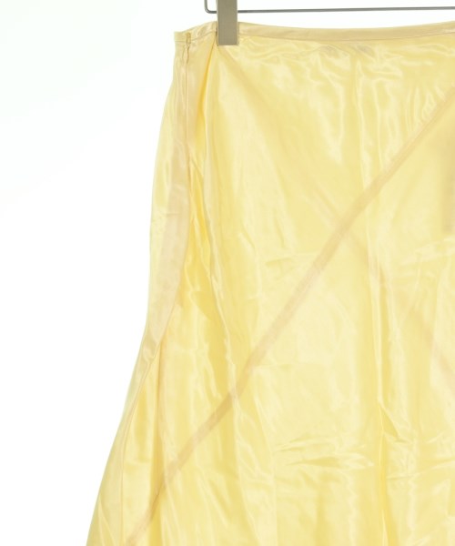 JIL SANDER（ジルサンダー）ロング・マキシ丈スカート 黄 サイズ:36(XS位) レディース/2200647511022