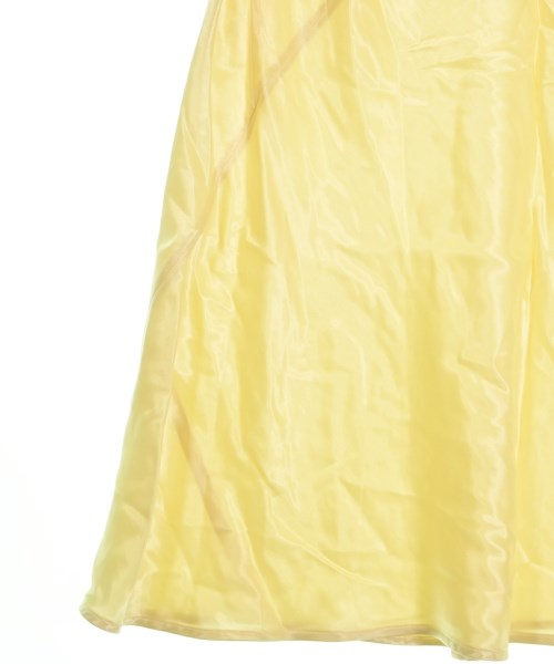 JIL SANDER（ジルサンダー）ロング・マキシ丈スカート 黄 サイズ:36(XS位) レディース/2200647511022