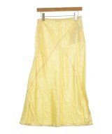 JIL SANDER（ジルサンダー）ロング・マキシ丈スカート 黄 サイズ:36(XS位) レディース/2200647511022