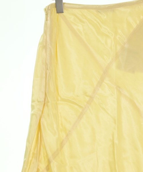 JIL SANDER（ジルサンダー）ロング・マキシ丈スカート 黄 サイズ:34(XS位) レディース/2200647511039