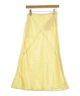 JIL SANDER（ジルサンダー）ロング・マキシ丈スカート 黄 サイズ:34(XS位) レディース/2200647511039