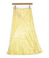 JIL SANDER（ジルサンダー）ロング・マキシ丈スカート 黄 サイズ:34(XS位) レディース/2200647511039