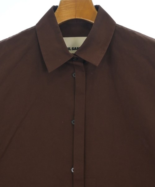 JIL SANDER（ジルサンダー）カジュアルシャツ 茶 サイズ:34(XS位) レディース/2200645957068
