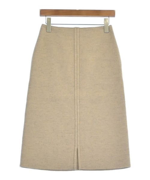 JIL SANDER(ジルサンダー)ひざ丈スカート ベージュ サイズ:32(XXS位)/2200648329107