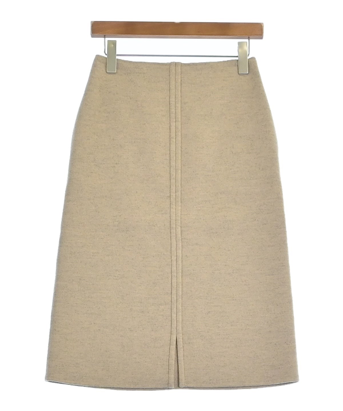 JIL SANDER（ジルサンダー）ひざ丈スカート ベージュ サイズ:32(XXS位