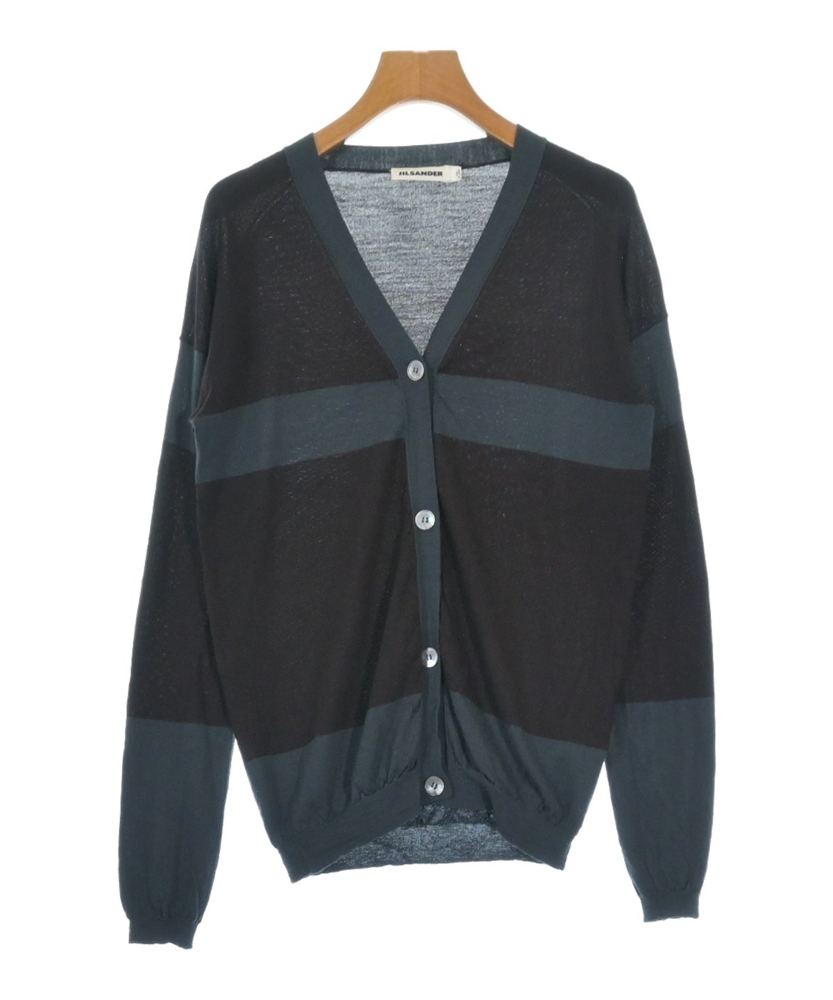 JIL SANDER（ジルサンダー）カーディガン 黒 サイズ:34(XXS位