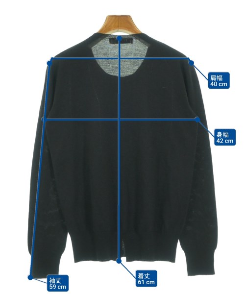 JIL SANDER（ジルサンダー）カーディガン 黒 サイズ:36(XS位) レディース/2200648838067