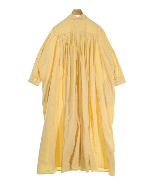 JIL SANDER（ジルサンダー）シャツワンピース 黄 サイズ:34(XXS位) レディース/2200638724127
