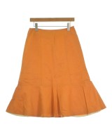 JIL SANDER（ジルサンダー）ひざ丈スカート オレンジ サイズ:36(XS位) レディース/2200648265344