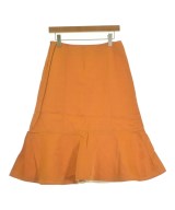 JIL SANDER（ジルサンダー）ひざ丈スカート オレンジ サイズ:36(XS位) レディース/2200648265344