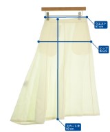 JIL SANDER（ジルサンダー）ロング・マキシ丈スカート 白 サイズ:32(XXS位) レディース/2200649237579
