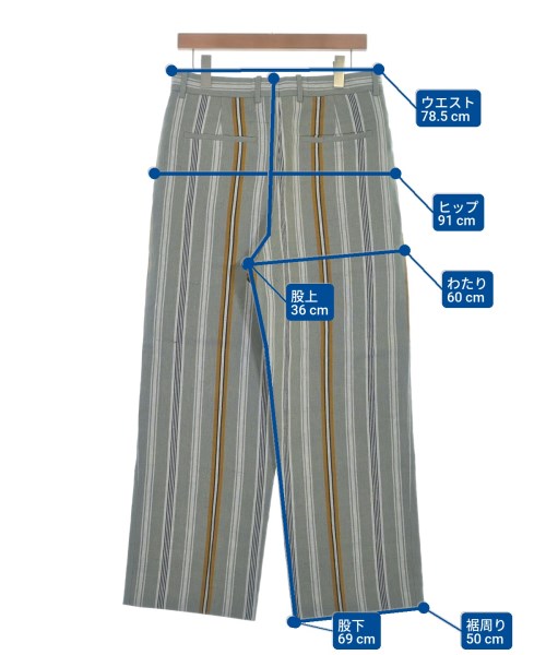 JIL SANDER（ジルサンダー）スラックス グレー サイズ:46(M位) メンズ/2200649867035