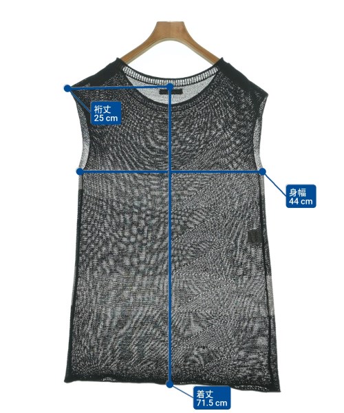 JIL SANDER（ジルサンダー）ベスト 黒 サイズ:-(M位) レディース/2200650148086