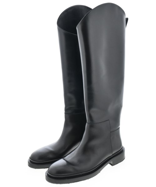 JIL SANDER(ジルサンダー)ブーツ 黒 サイズ:EU38(24.5cm位)/2200639168159