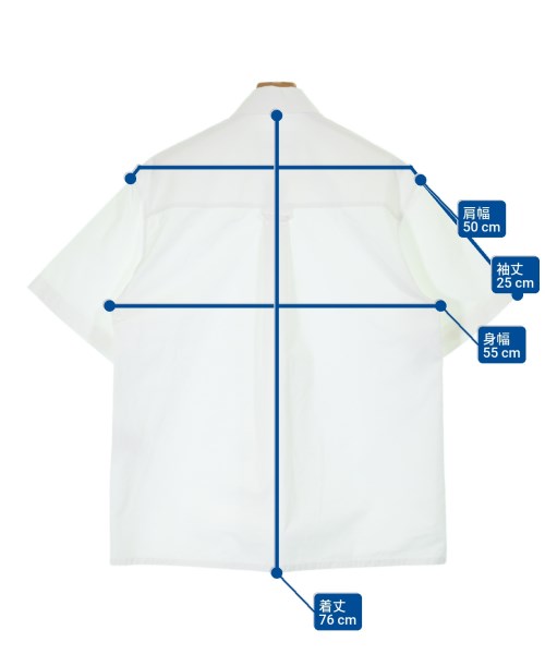 JIL SANDER（ジルサンダー）カジュアルシャツ 白 サイズ:39(M位) メンズ/2200651300018