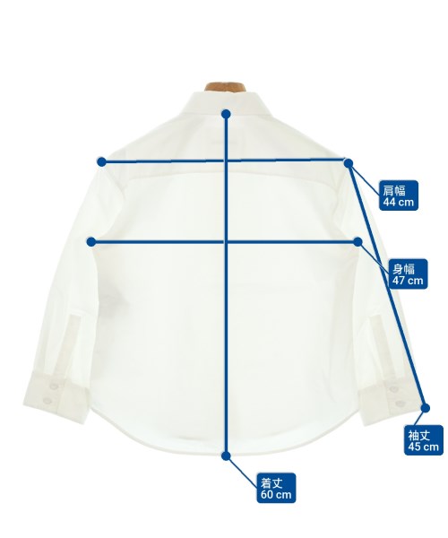 JIL SANDER（ジルサンダー）ブラウス 白 サイズ:32(XS位) レディース/2200651502047