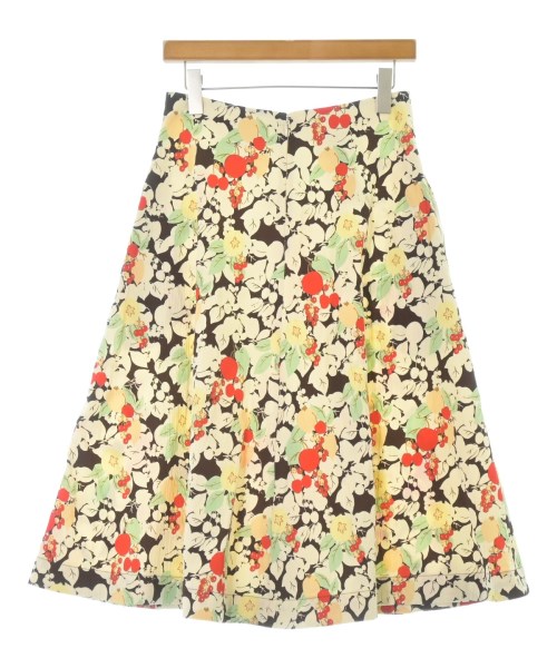 JIL SANDER（ジルサンダー）ひざ丈スカート 茶 サイズ:32(XXS位) レディース/2200644158114