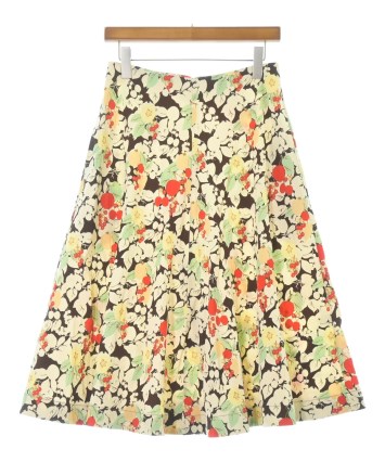 JIL SANDER（ジルサンダー）ひざ丈スカート 茶 サイズ:32(XXS位